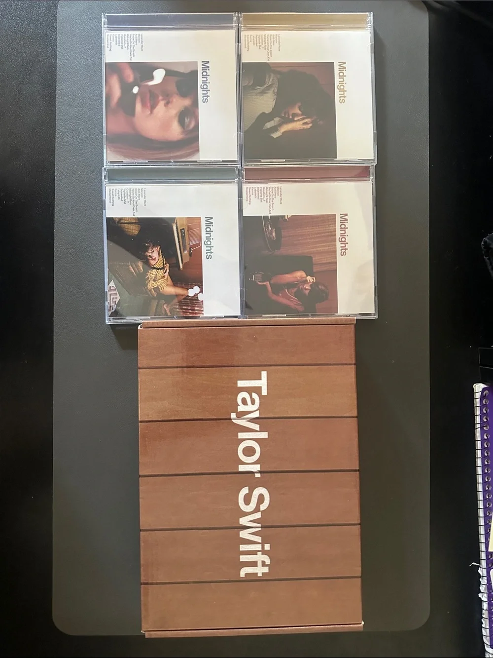 Taylor Swift TS Midnights CD Clock Complete Set NEW